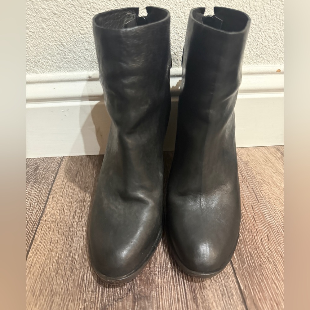 Black Leather Rag and Bone Boots